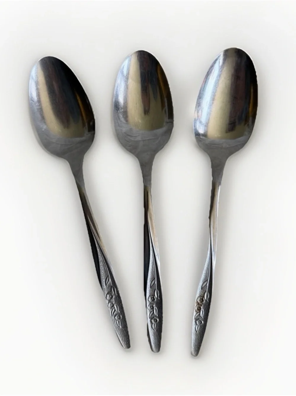Superior Stainless Steel Radiant Rose Mixed Lot Flatware Spoon Fork Table Knife